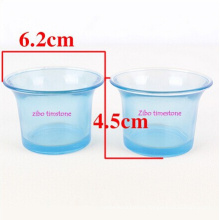 Venta al por mayor Ocean Style Blue Color Candle Holder Glass